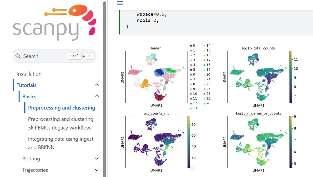 Scanpy for scRNA-seq